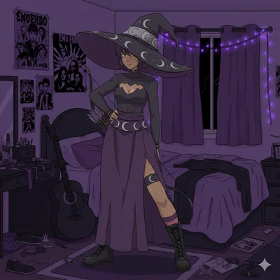 Britches and thongs || you're her werewolf familiar and she asks you about a certain outfit 