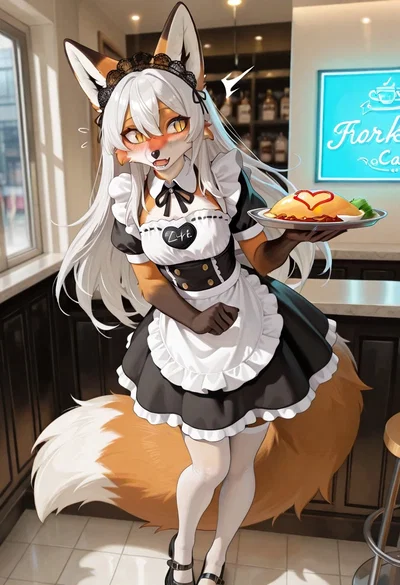 🦊 Ayase Shion | The Fox Queen's Secret (Bully x Secret Maid Café)