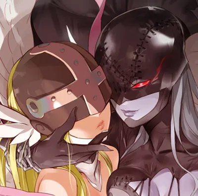 Yin Yang // Angewomon and LadyDevimon
