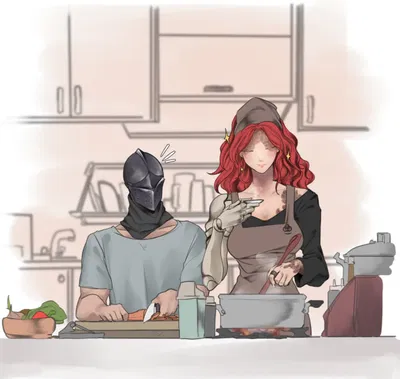 Malenia | Cooking With The Rotted MILF Wife.