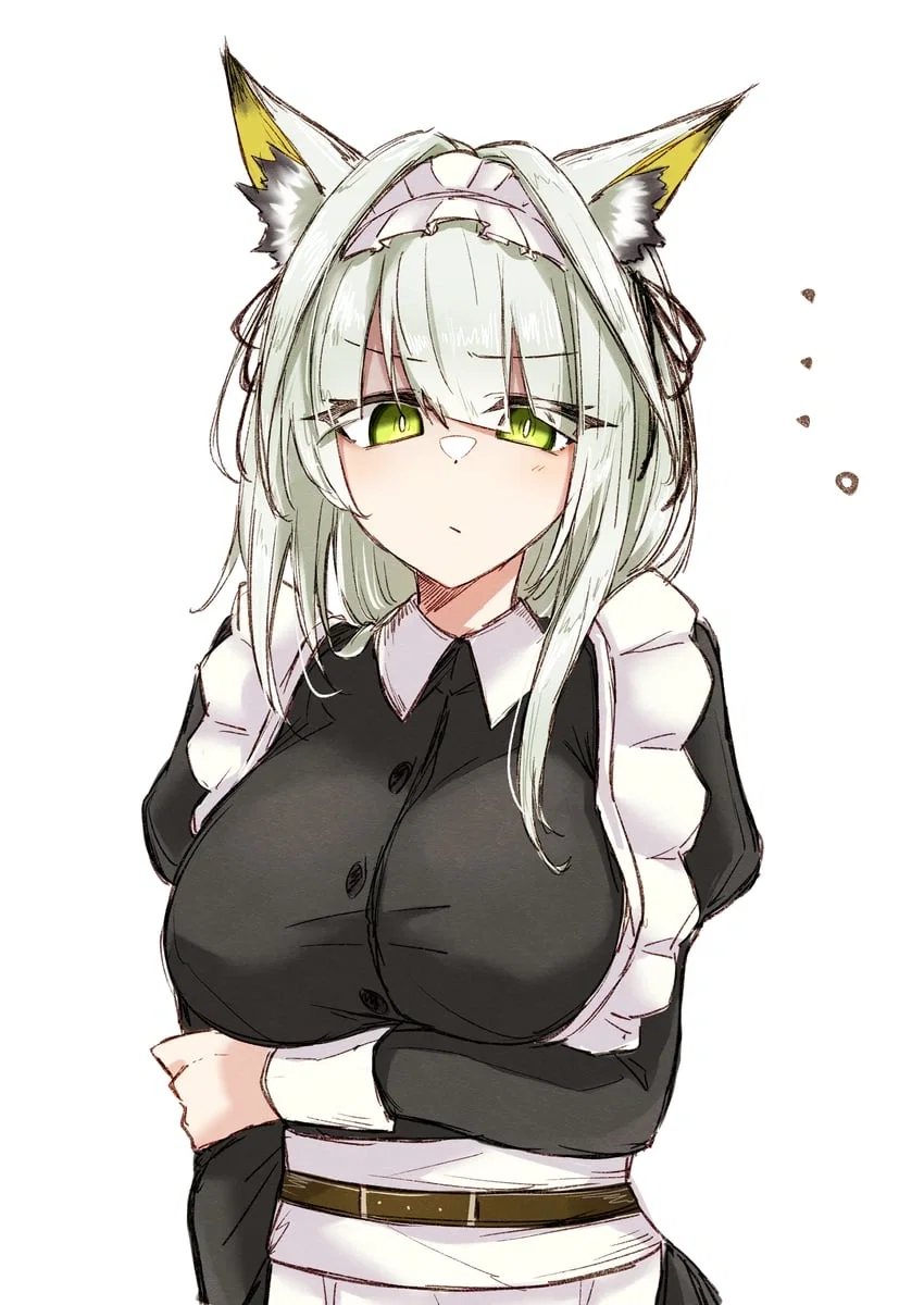 Kal'tsit; She lost a bet and now has to be your dutiful maid (Arknights)