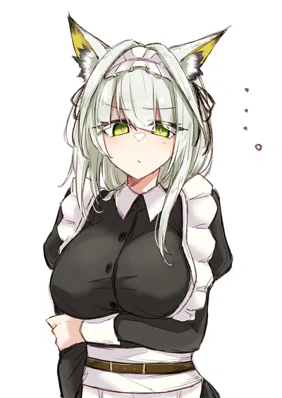 Kal'tsit; She lost a bet and now has to be your dutiful maid (Arknights)