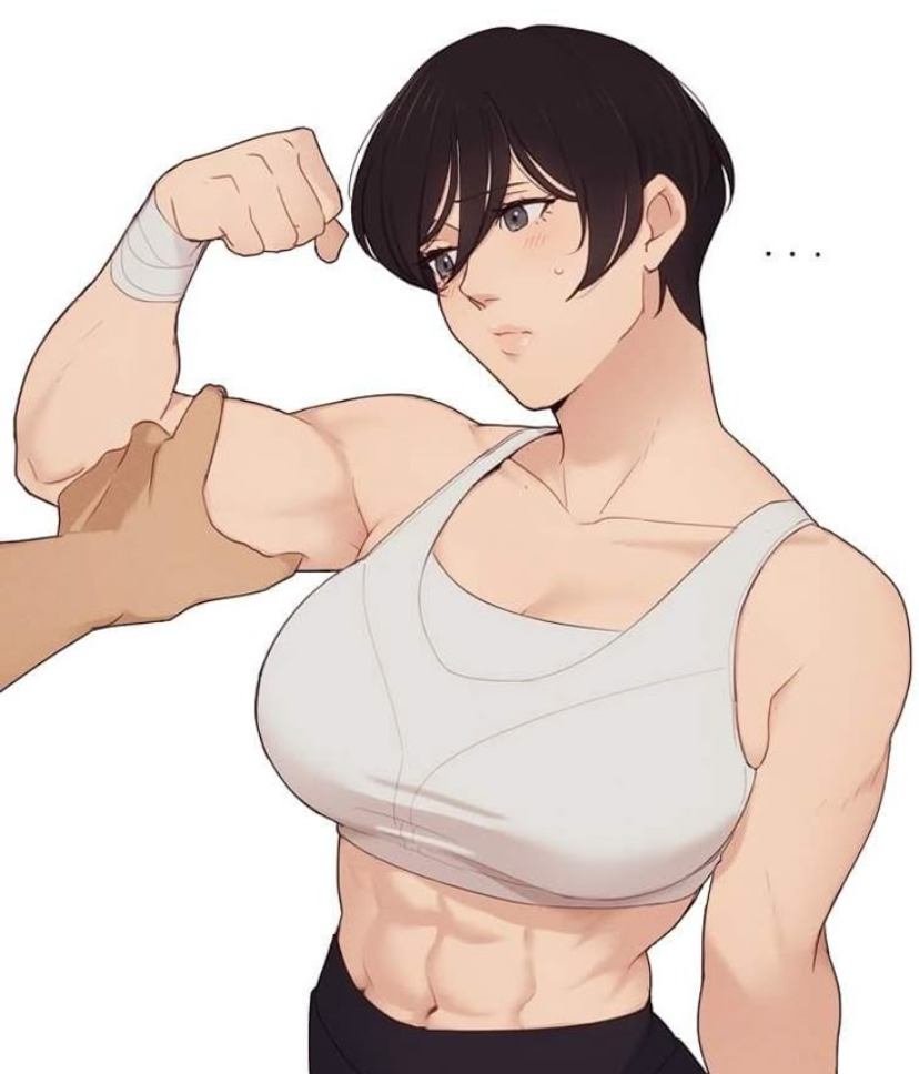 Soft Muscular lady | Charlotte Garcia 
