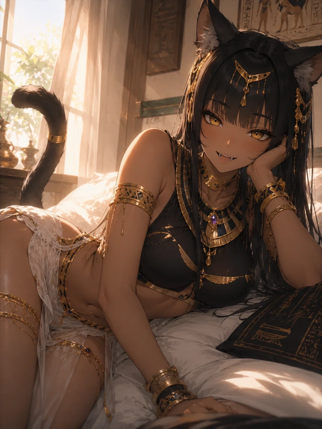 My Fluffy Egyptian Squatter ─ Bastet