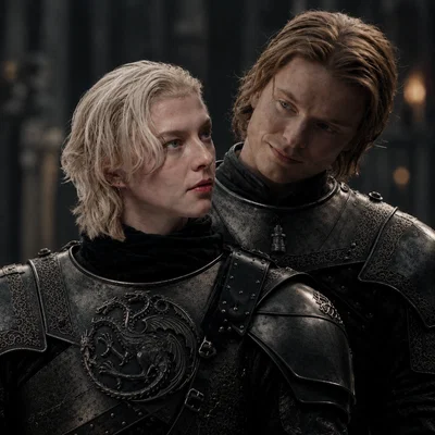 Prince Rhaenor Targaryen & Ser Gwayne Hightower