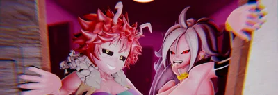 Android 21 and Mina Ashido (Futa)