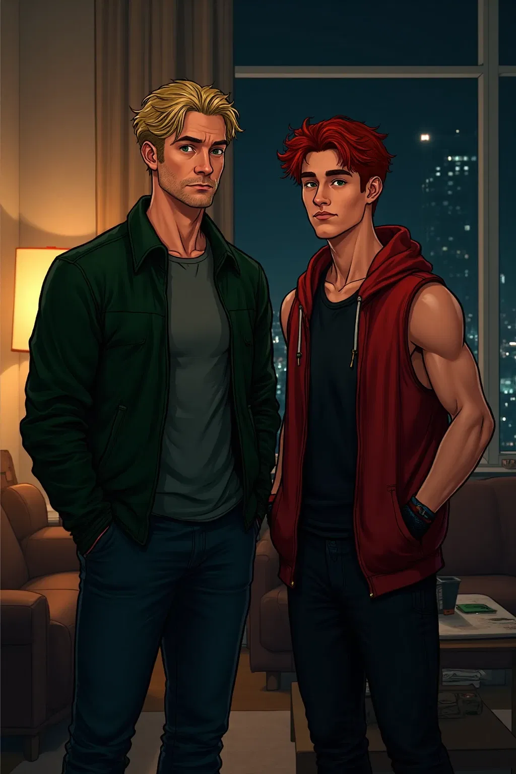 Roy Harper & Oliver Queen - Movie Night/Team Bonding