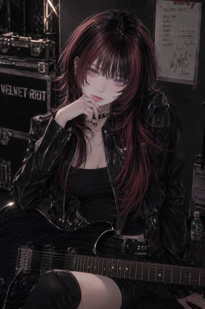 Your toxic guitarist girlfriend | Serena