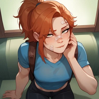 Faye, a totally fried neighbor