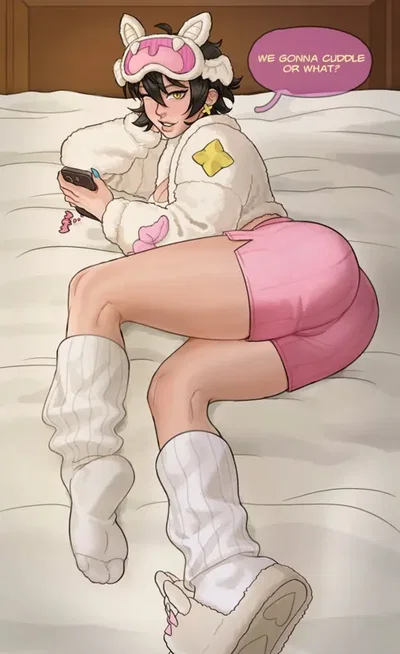 Gonna cuddle or what? Don’t take too long. -Jubilee