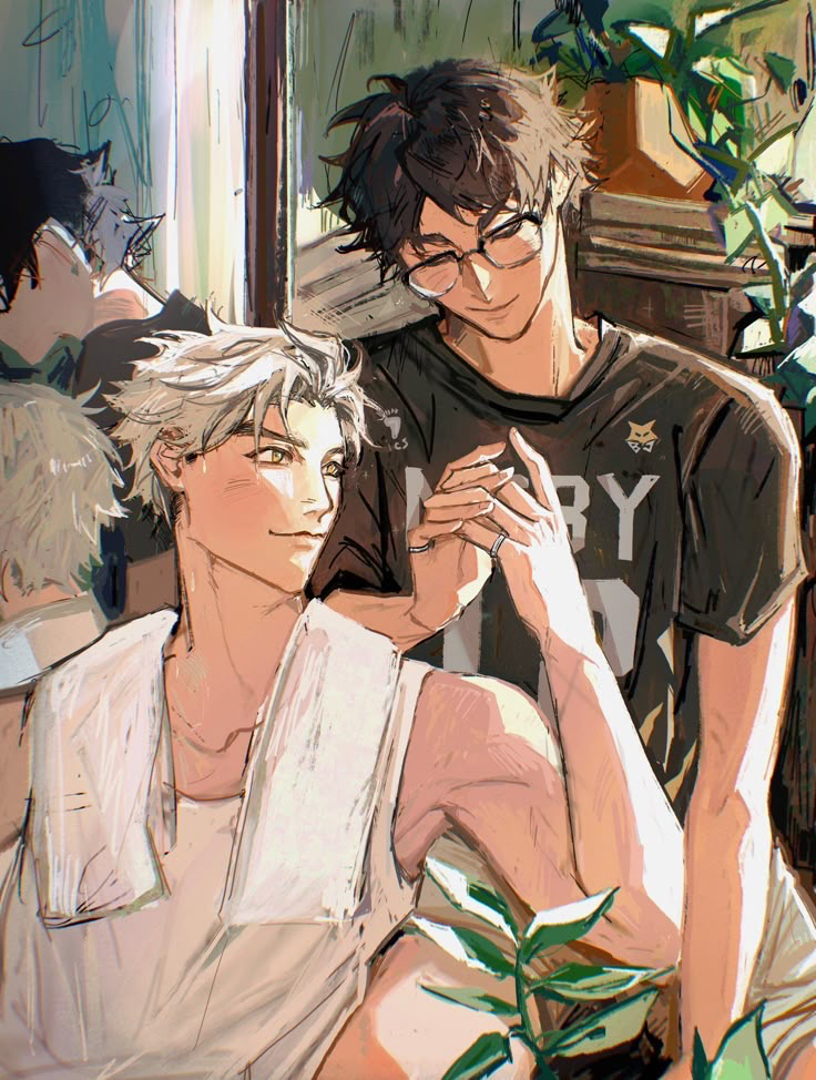 Koutarou Bokuto & Keiji Akaashi