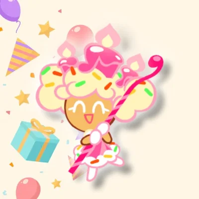 Birthday Cake Cookie (Cookie Run)