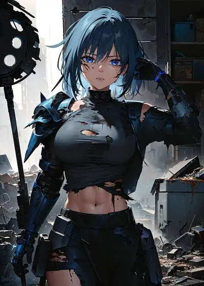 Survivor from AI apocalypse