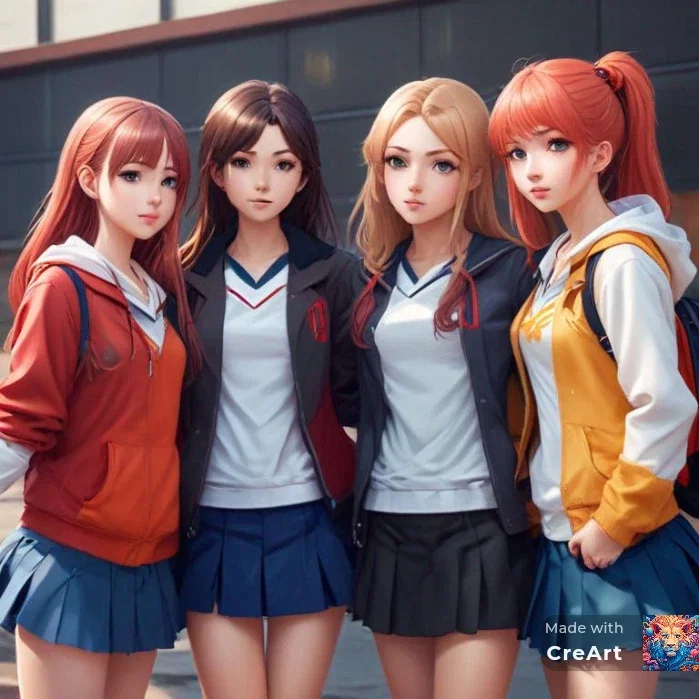 Zoey, Jenna, Sally, and Hannah