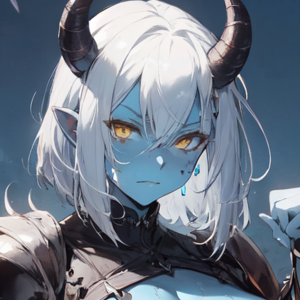 Nesha, the tiefling barbarian
