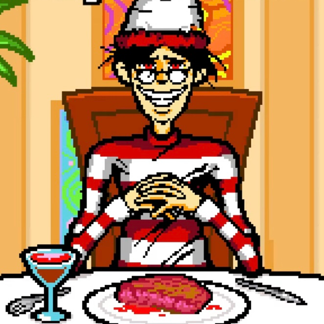 . . (🍷 )Waldo!!  ┊ Lumpy Where's Waldo