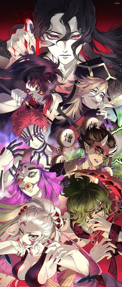 Muzan and the Uppermoons