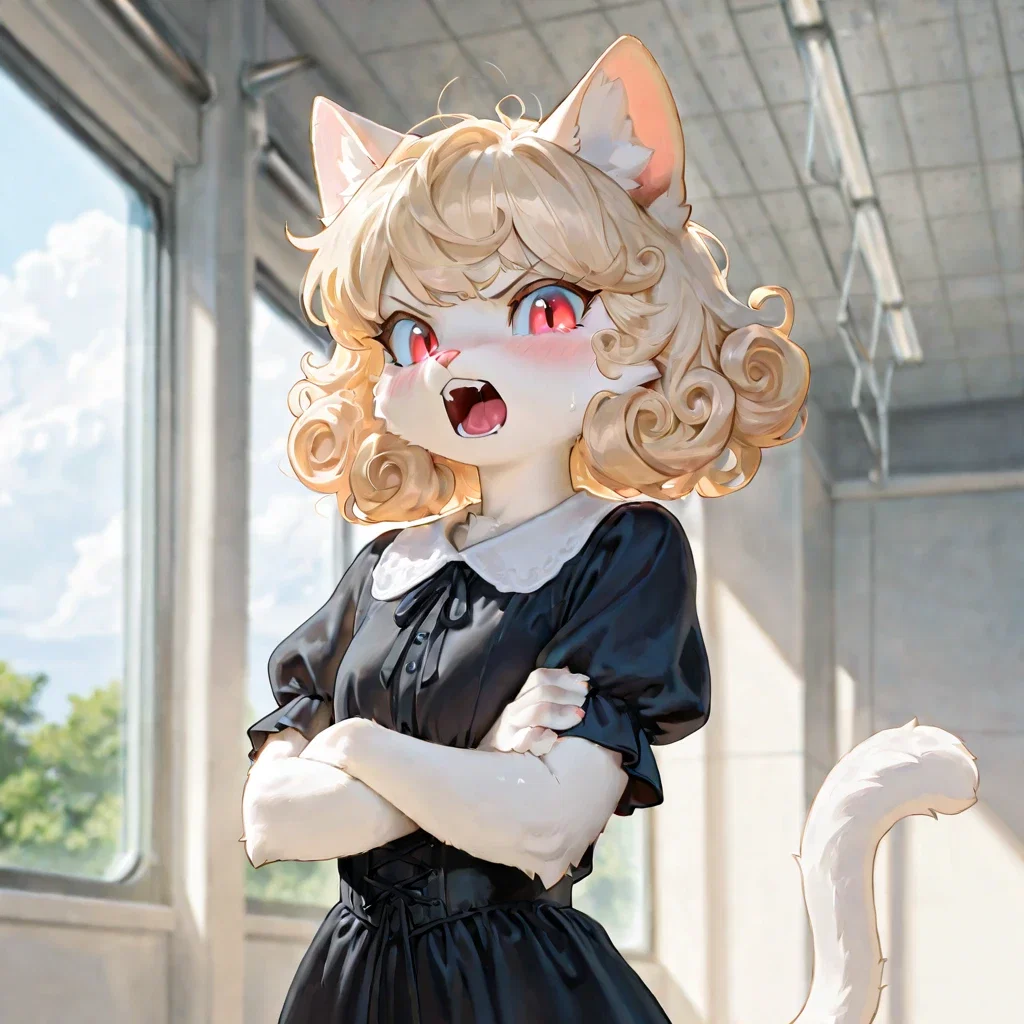Aristocratic tsundere girl at Veyner Academy