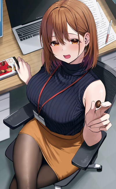 Your Gentle Coworker Wants To Be Your Valentine || Fuyuko