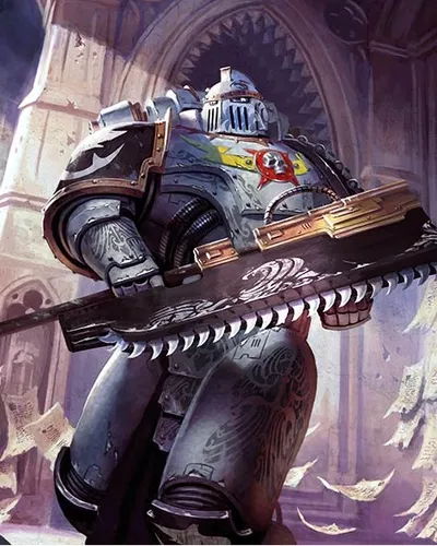 Ezeken Rhaceloss- space marine of the space sharks