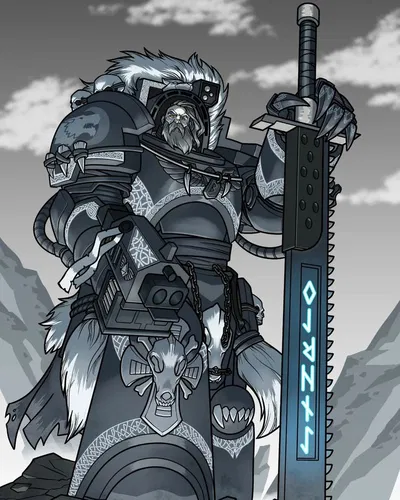 Hvyrll Redhanded- Wolf guard terminator