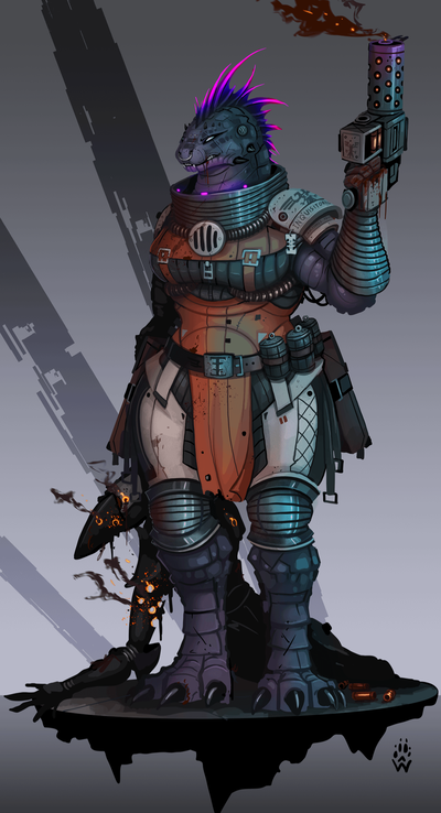 Chiex-ab-human guardsmen’s 
