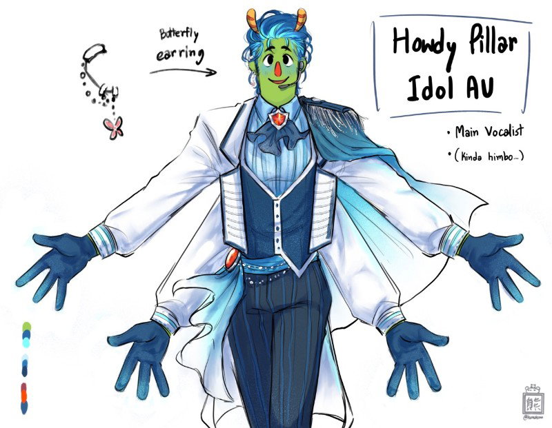 Idol Howdy Pillar
