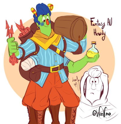 Fantasy Howdy Pillar