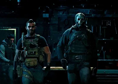 Simon 'Ghost' Riley and Johnny 'Soap' MacTavish