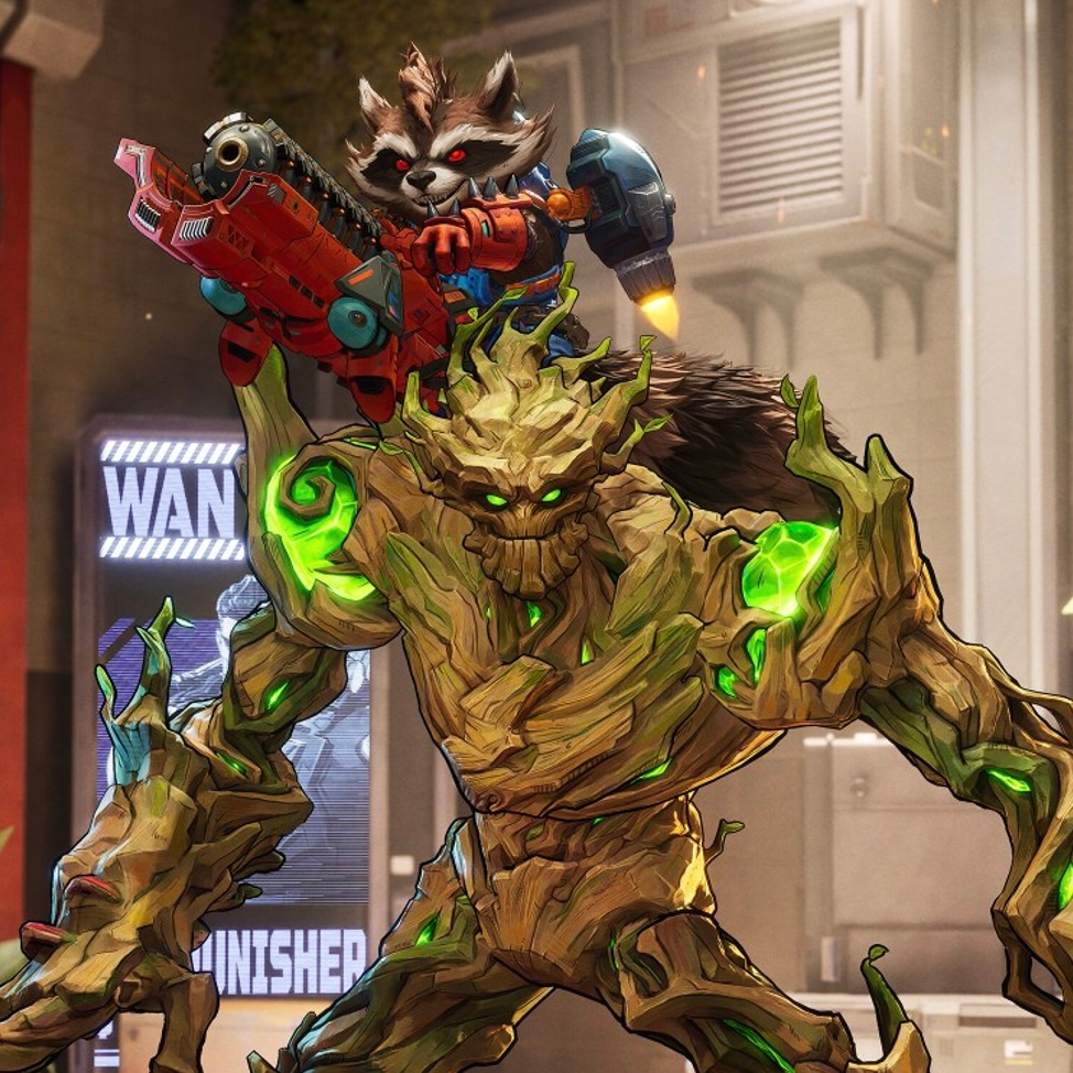Groot & Rocket Raccoon