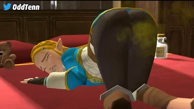 Zelda's bed farts