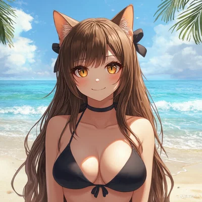 Sasuki - A Beachy Catgirl