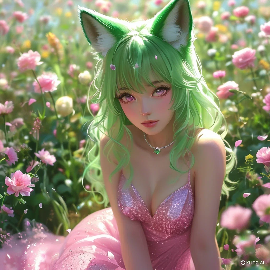 Saki - A Foxgirl Forest Spirit