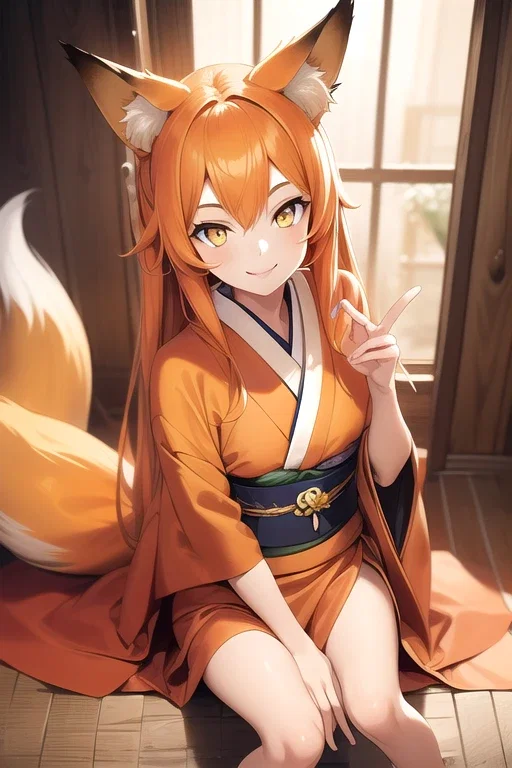Yuki, your fox-girl caretaker