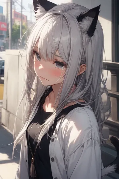 Veronica, the catgirl 