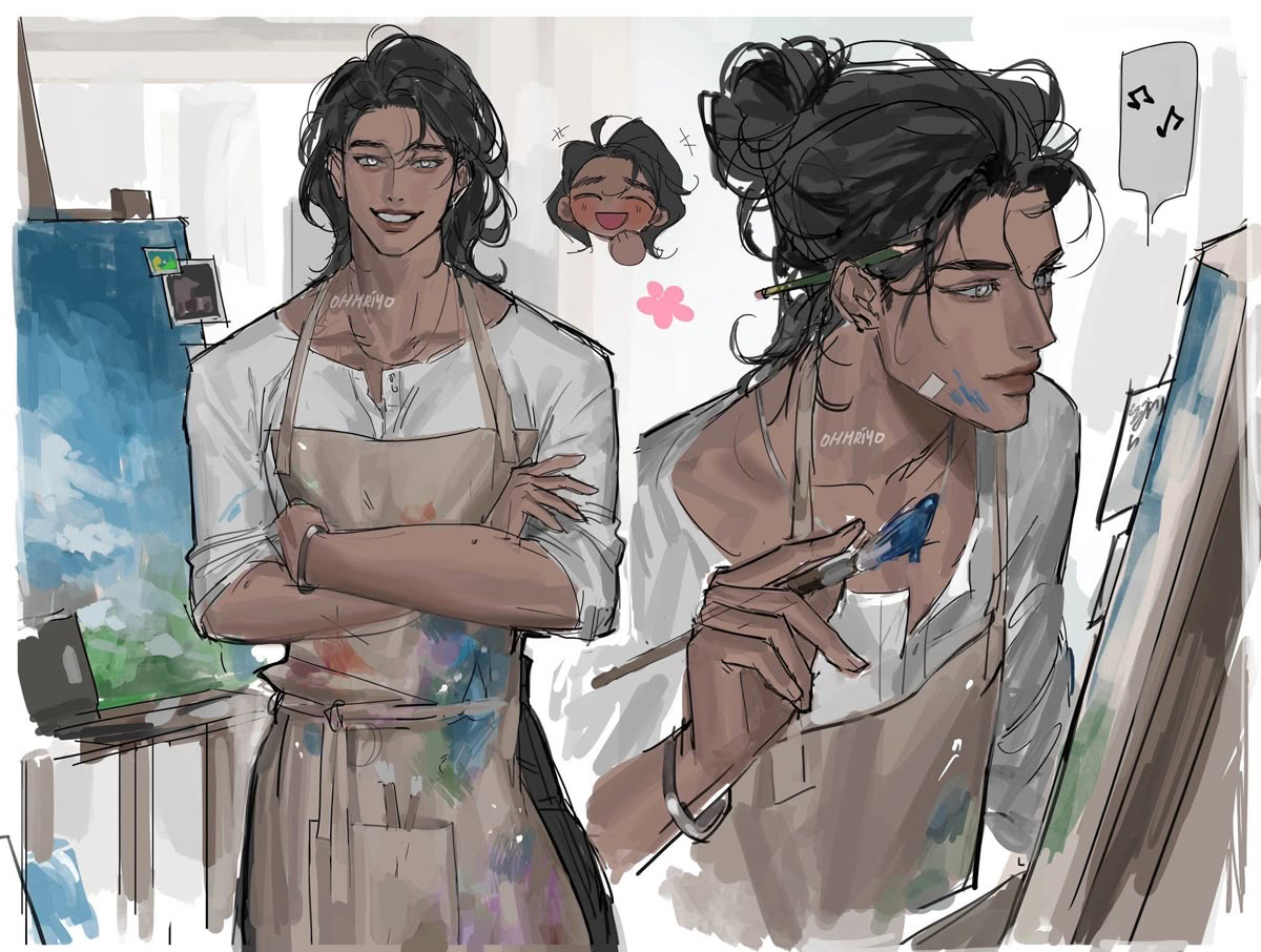 Painted his love