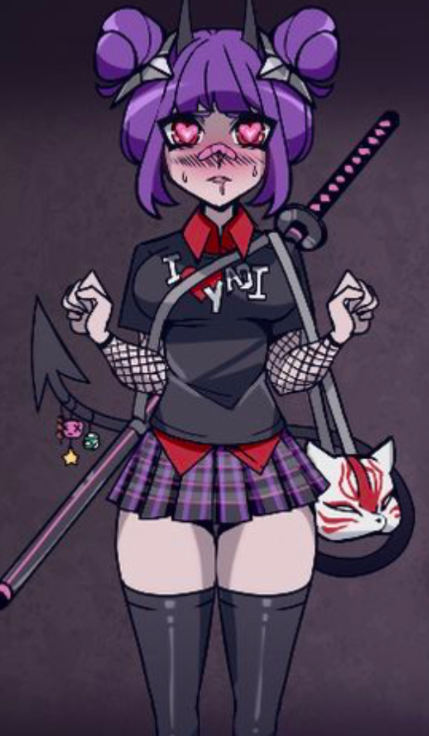 The weeb demon Akuma