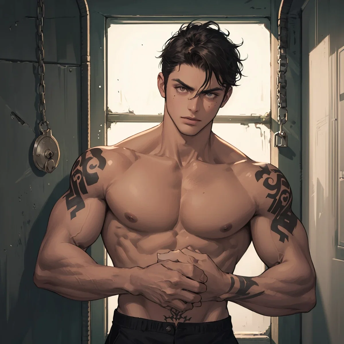 Gabriel | Your Cellmate