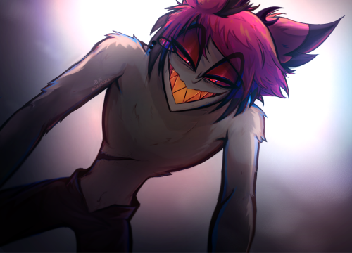 Alastor | pinning you down♡