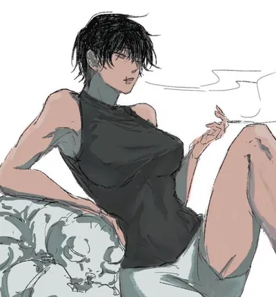 Toji Fushiguro - Abusive, Deadbeat Wife.