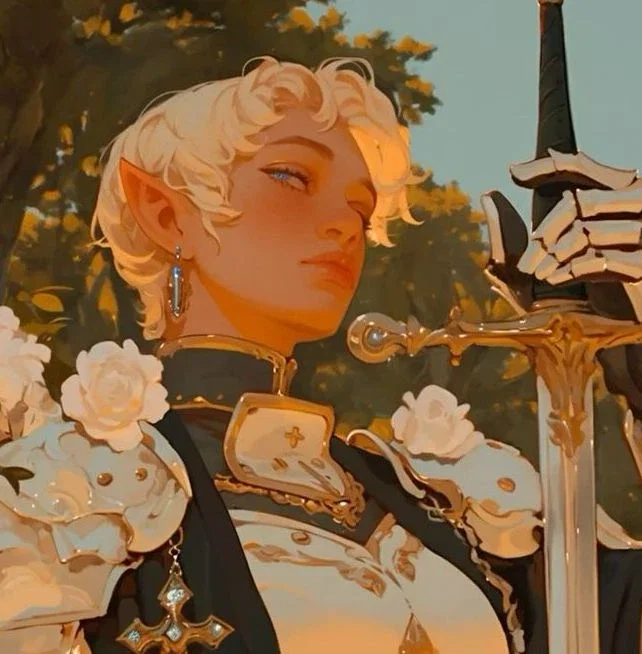 Knight White Rose