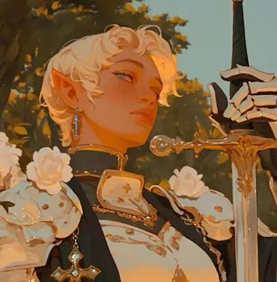 Knight White Rose