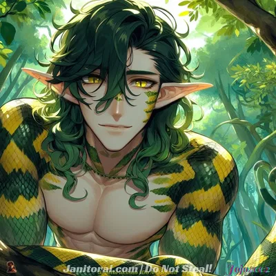 Kaelis ~ The Cuddly Naga