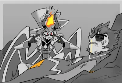 Lucifer and Adam- Hazbin Hotel(COM-FLUFF!)