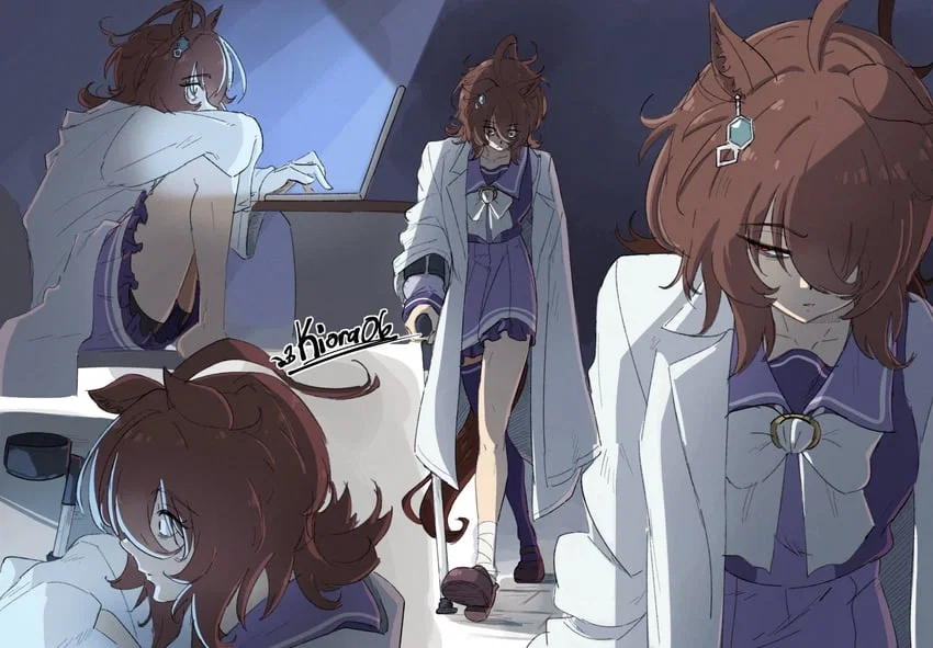 Agnes Tachyon; Watch your trainee detoriate in real time and lose the will to race yay!!! (Umamusume)