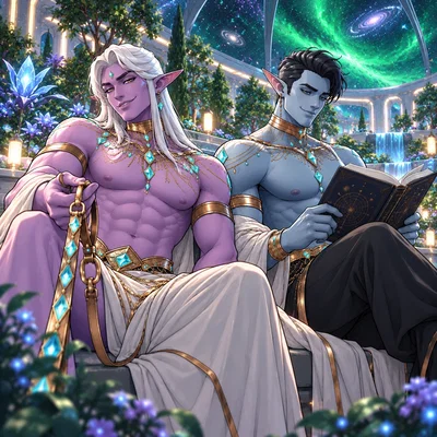 Kyber and Silthanos | Alien Daddy Doms | Docking at Elexon 69