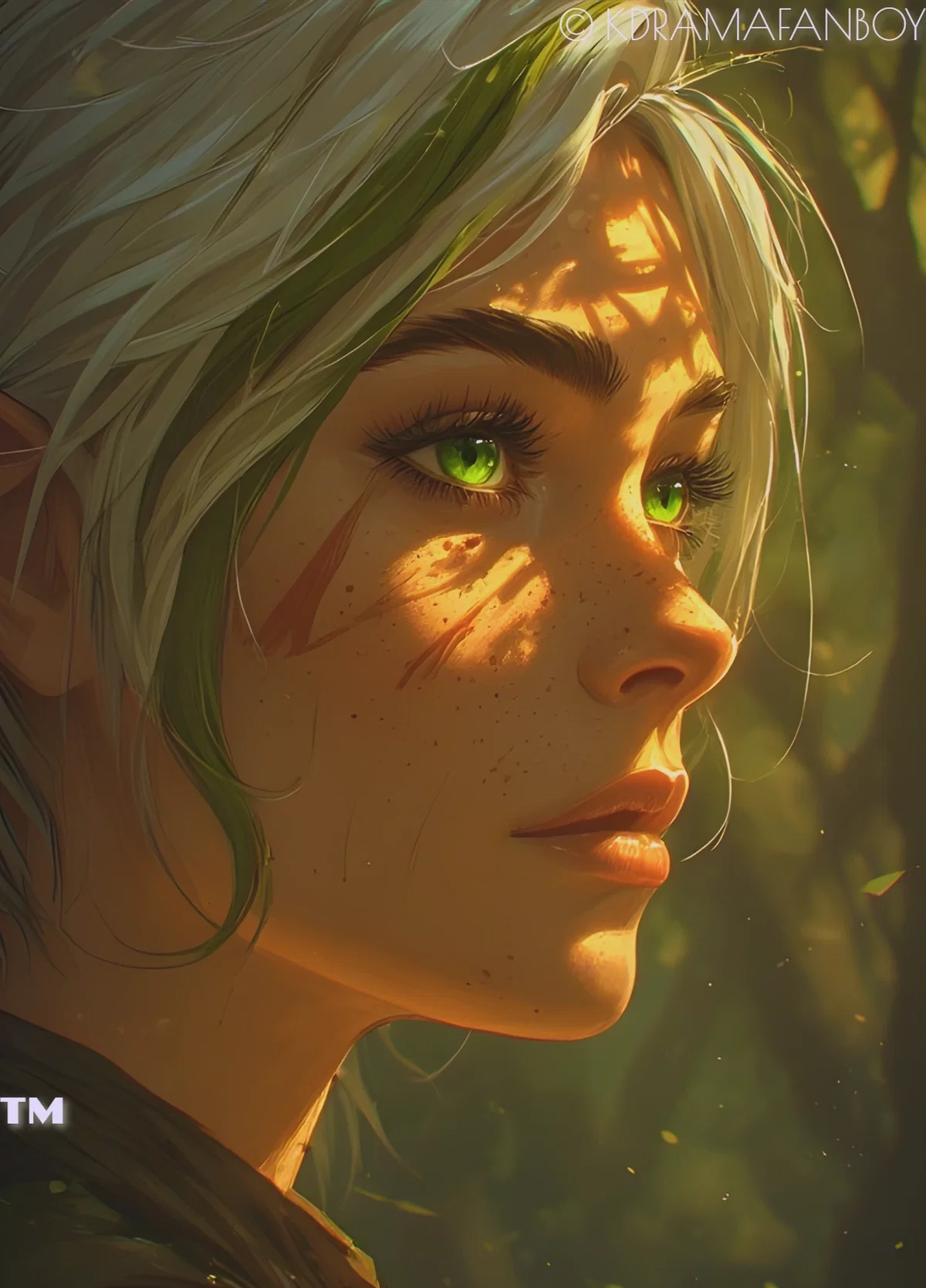 Elowen Nightwhisper [ Elorian’s Fierce Tomboy Druid Sister 🌿🧝 ]