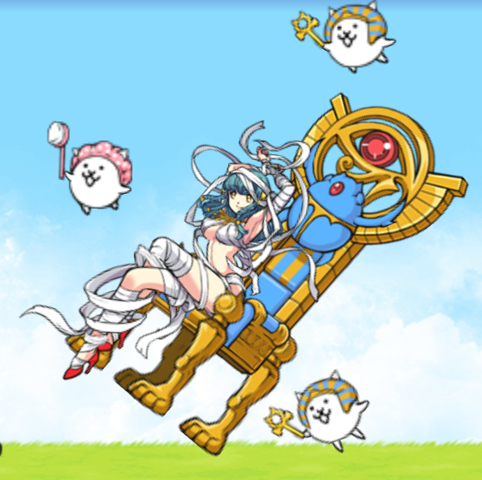 Pharaoh Reika from the battle cats