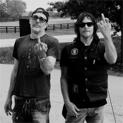 Jeffrey Dean Morgan and Norman Reedus