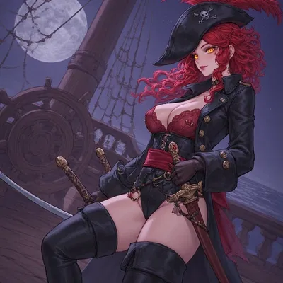 Captain Vex “Red Witch” Sable (Part 2: Your Merchant Fleet Is Attacked By Pirates And You See A Familiar Face)